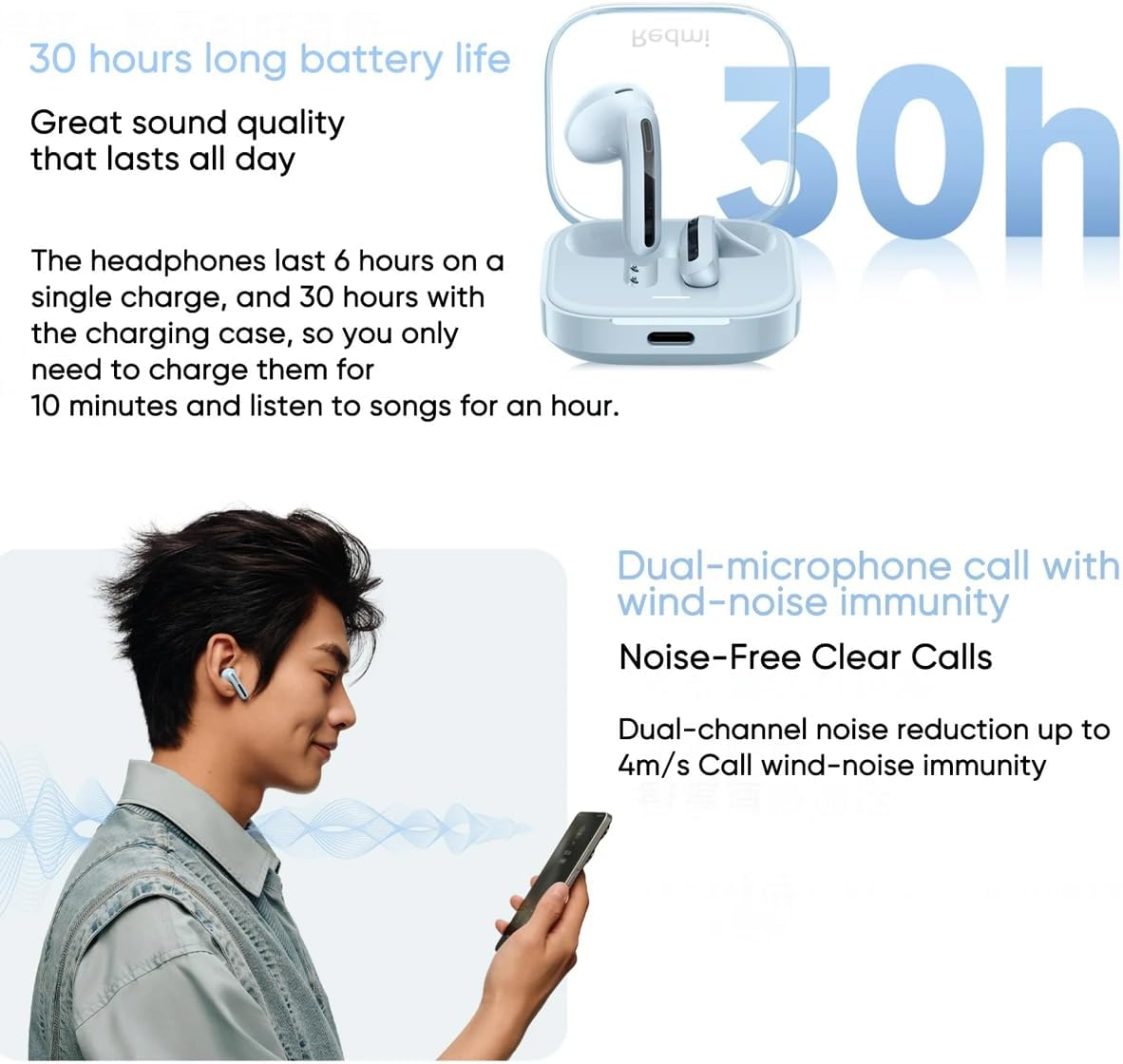 Xiaomi Redmi Buds 6 Active Global Version)