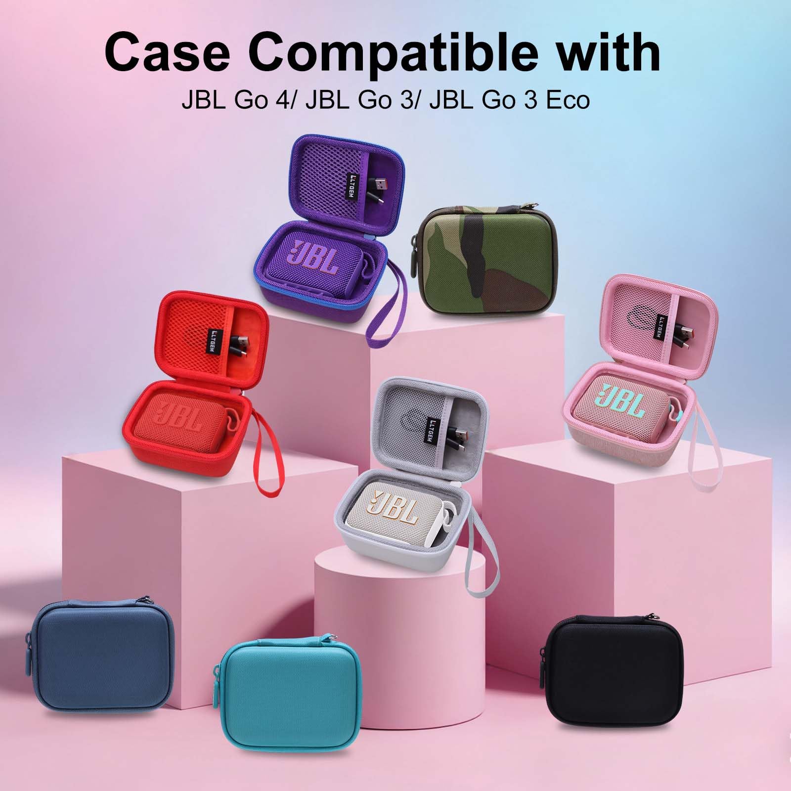 Funda Compatible with JBL Go 4 and JBL Go 3 and JBL Go 3