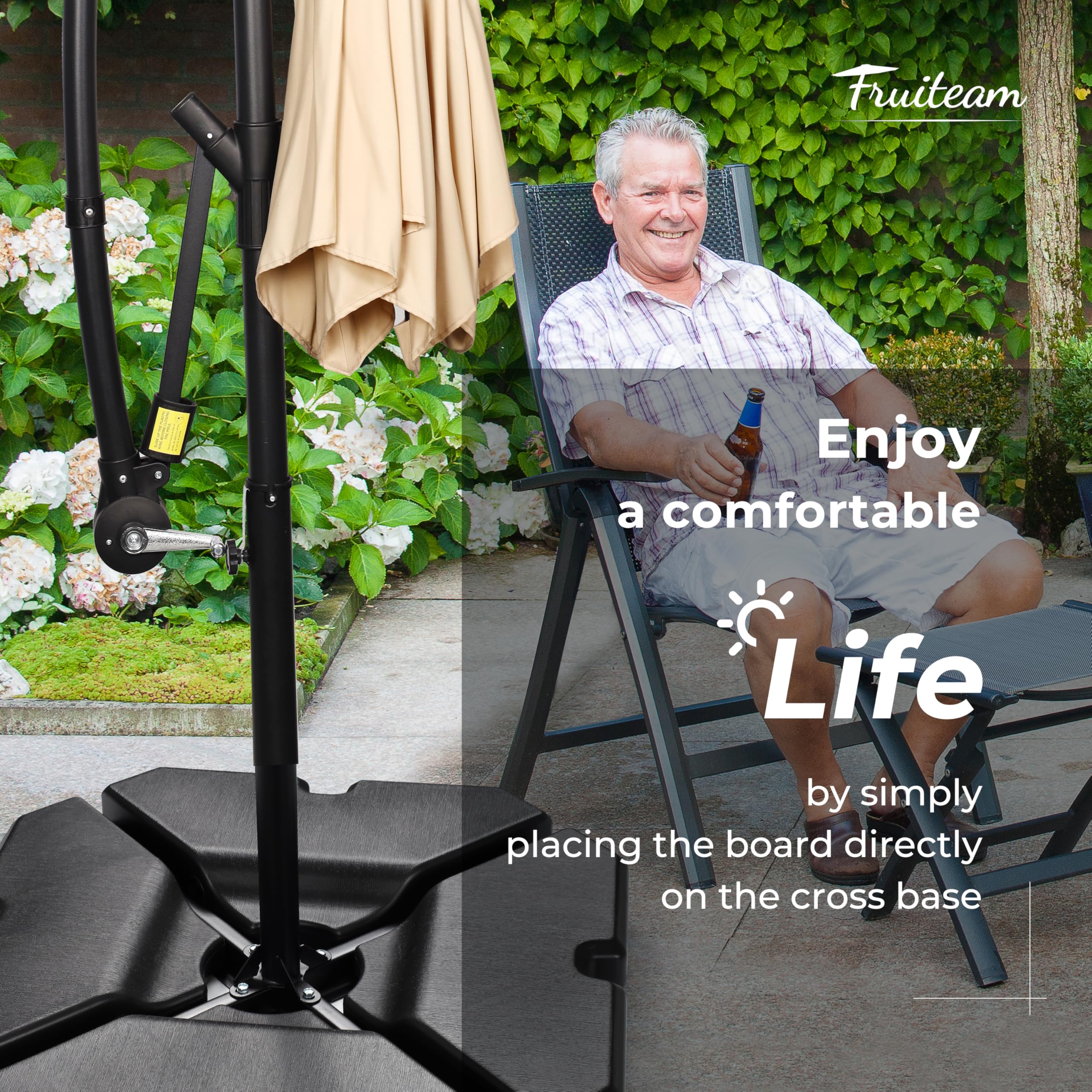 Soporte Cuadrangular Para Sombrilla