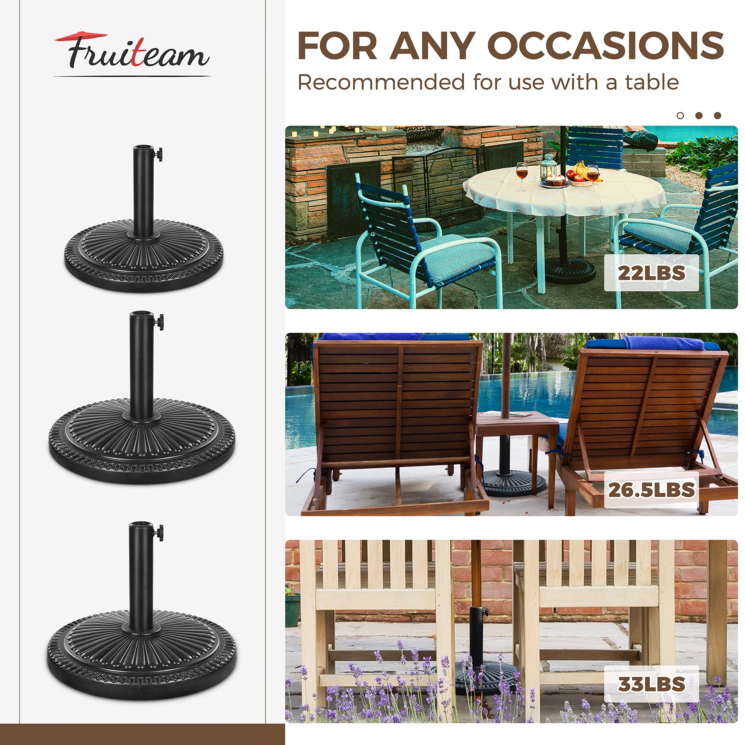 Soporte Circular Para Sombrilla