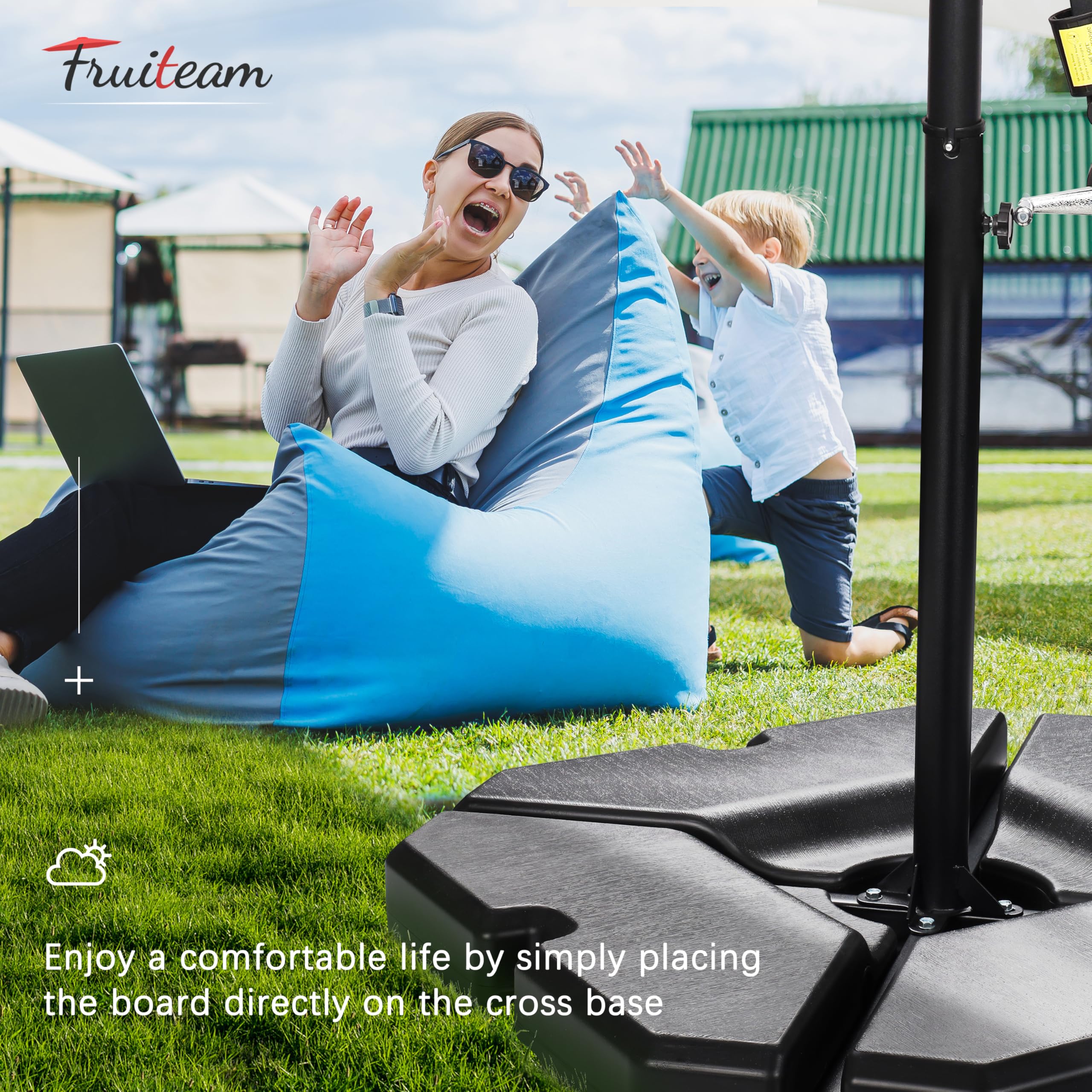 Soporte Cuadrangular Para Sombrilla