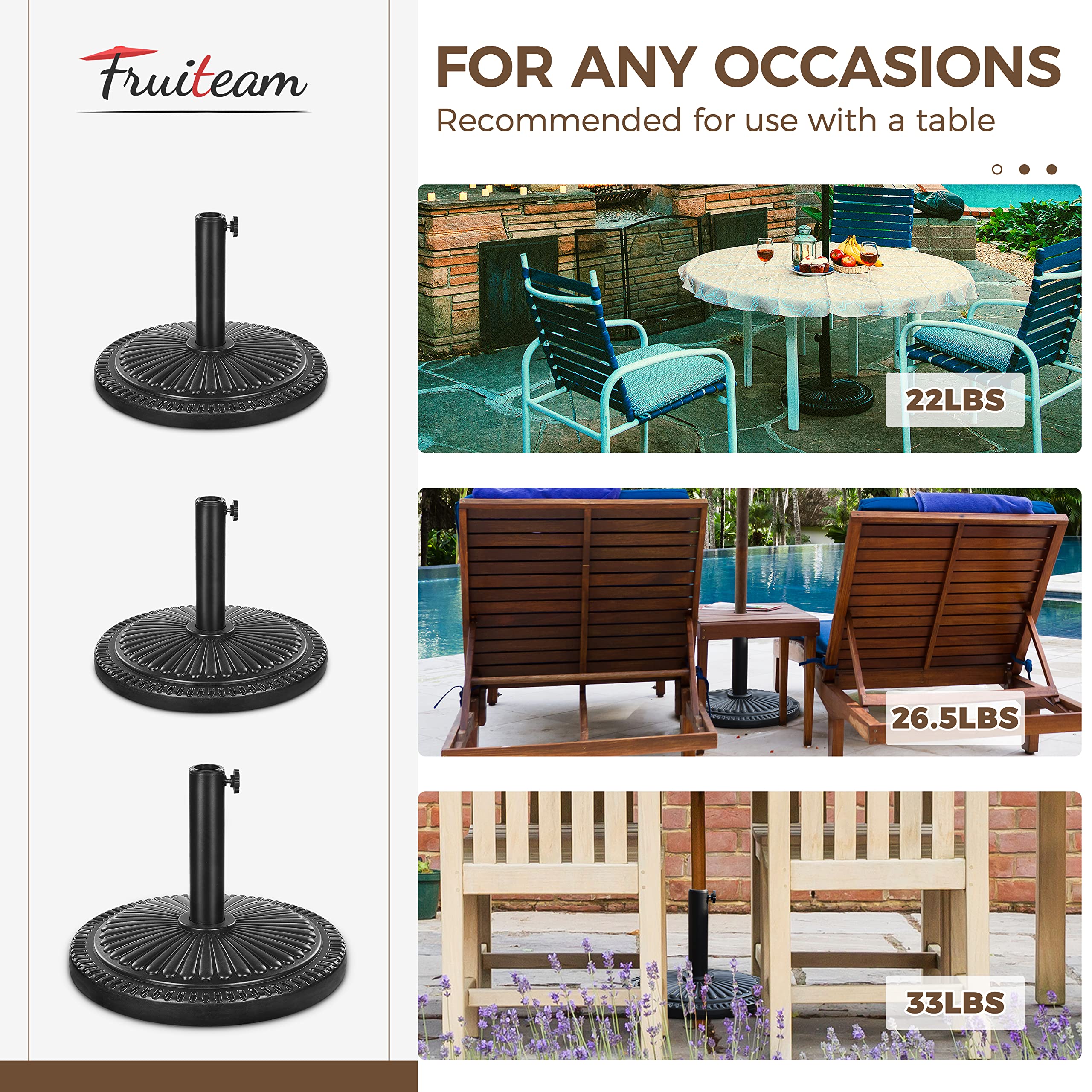 Soporte Circular Para Sombrilla